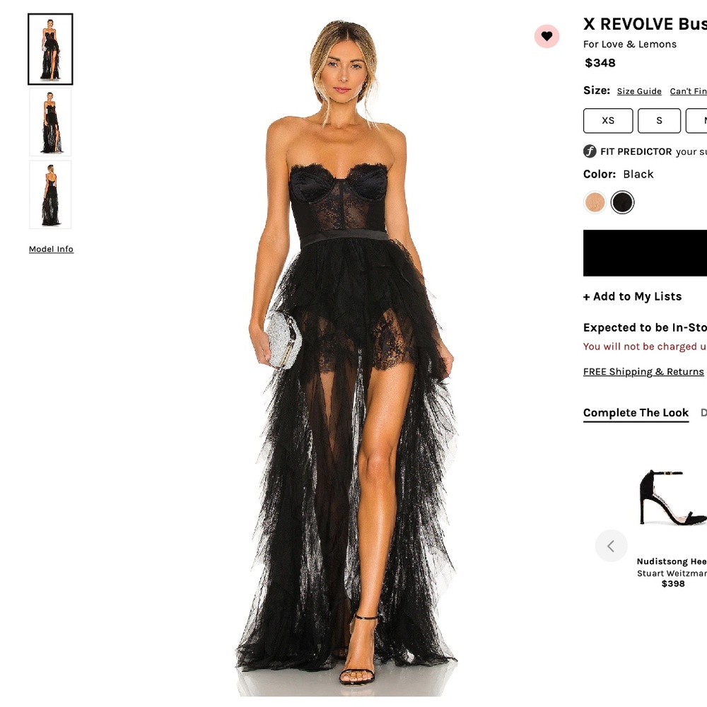 X REVOLVE Bustier Gown  For Love & Lemons brand: For Love & Lemons SMALL
